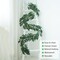 3 Pack 73" Artificial Olive Leaf Vines – Silk Green Ivy Garland, Faux Hanging Plants Greenery for Home, Bedroom, Wall, Wedding & Party Decor